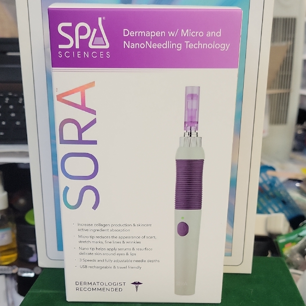 Spa Sciences SORA Dermapen w Micro & NanoNeedling Technology New in Box